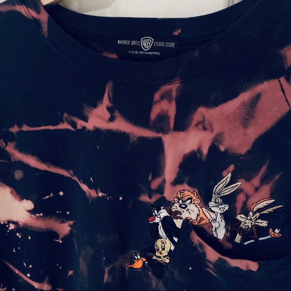 Warner Brothers Studio Store Tye Dye Tee Shirt - Picture 3 of 8